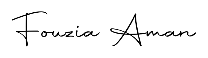 A sleek calligraphic signature for name Fouzia Aman utilizing Autography-DOLnW styling. Great for adding personal signatures to photos and art. Fouzia Aman signature style 10 images and pictures png