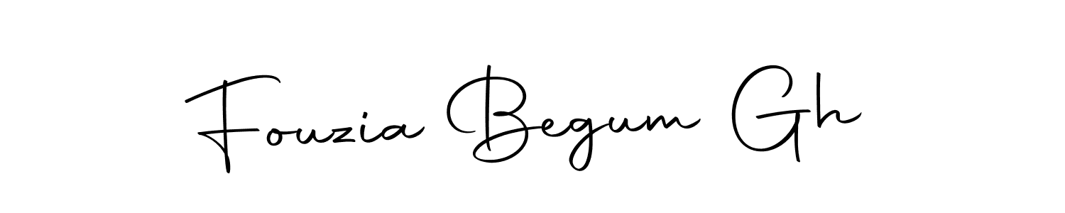 Make a beautiful signature design for name Fouzia Begum Gh. With this signature (Autography-DOLnW) style, you can create a handwritten signature for free. Fouzia Begum Gh signature style 10 images and pictures png