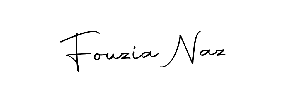 How to make Fouzia Naz signature? Autography-DOLnW is a professional autograph style. Create handwritten signature for Fouzia Naz name. Fouzia Naz signature style 10 images and pictures png