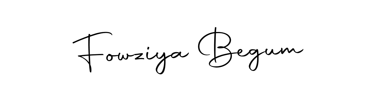 Fowziya Begum stylish signature style. Best Handwritten Sign (Autography-DOLnW) for my name. Handwritten Signature Collection Ideas for my name Fowziya Begum. Fowziya Begum signature style 10 images and pictures png