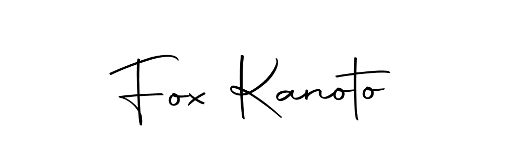 The best way (Autography-DOLnW) to make a short signature is to pick only two or three words in your name. The name Fox Kanoto include a total of six letters. For converting this name. Fox Kanoto signature style 10 images and pictures png