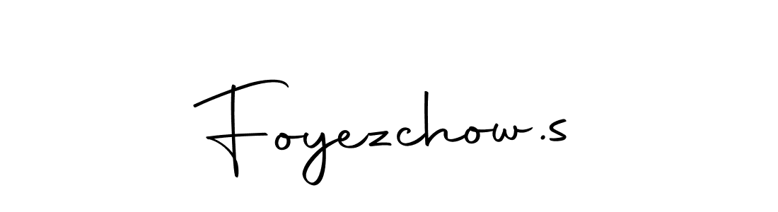 Use a signature maker to create a handwritten signature online. With this signature software, you can design (Autography-DOLnW) your own signature for name Foyezchow.s. Foyezchow.s signature style 10 images and pictures png