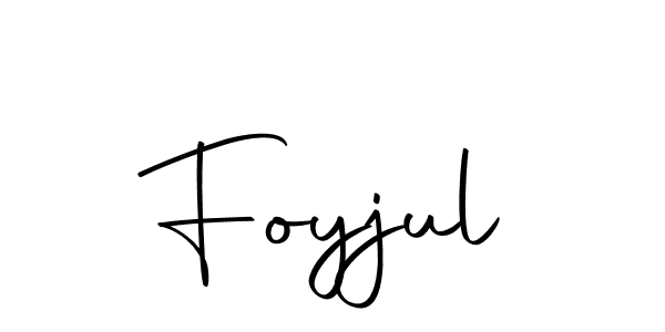 How to make Foyjul name signature. Use Autography-DOLnW style for creating short signs online. This is the latest handwritten sign. Foyjul signature style 10 images and pictures png