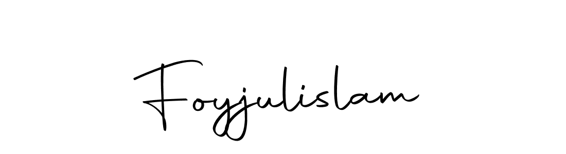 Design your own signature with our free online signature maker. With this signature software, you can create a handwritten (Autography-DOLnW) signature for name Foyjulislam. Foyjulislam signature style 10 images and pictures png