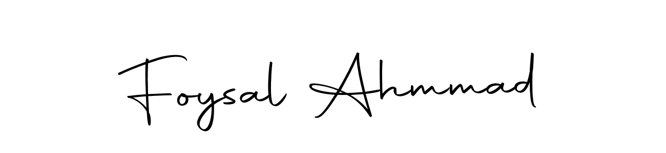 How to make Foysal Ahmmad name signature. Use Autography-DOLnW style for creating short signs online. This is the latest handwritten sign. Foysal Ahmmad signature style 10 images and pictures png
