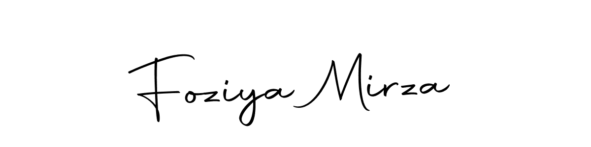 Foziya Mirza stylish signature style. Best Handwritten Sign (Autography-DOLnW) for my name. Handwritten Signature Collection Ideas for my name Foziya Mirza. Foziya Mirza signature style 10 images and pictures png