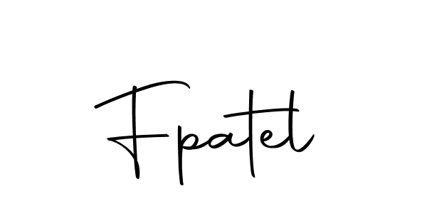 How to make Fpatel signature? Autography-DOLnW is a professional autograph style. Create handwritten signature for Fpatel name. Fpatel signature style 10 images and pictures png