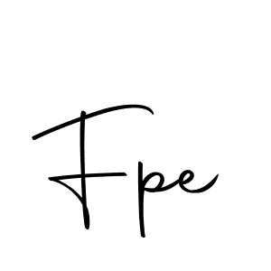 How to make Fpe signature? Autography-DOLnW is a professional autograph style. Create handwritten signature for Fpe name. Fpe signature style 10 images and pictures png