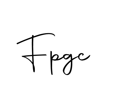 You should practise on your own different ways (Autography-DOLnW) to write your name (Fpgc) in signature. don't let someone else do it for you. Fpgc signature style 10 images and pictures png