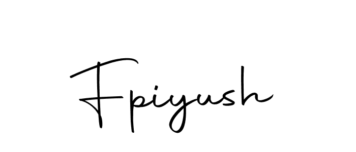 Make a beautiful signature design for name Fpiyush. Use this online signature maker to create a handwritten signature for free. Fpiyush signature style 10 images and pictures png