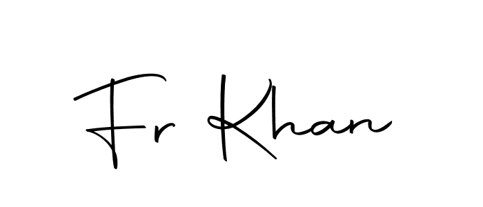 How to make Fr Khan signature? Autography-DOLnW is a professional autograph style. Create handwritten signature for Fr Khan name. Fr Khan signature style 10 images and pictures png