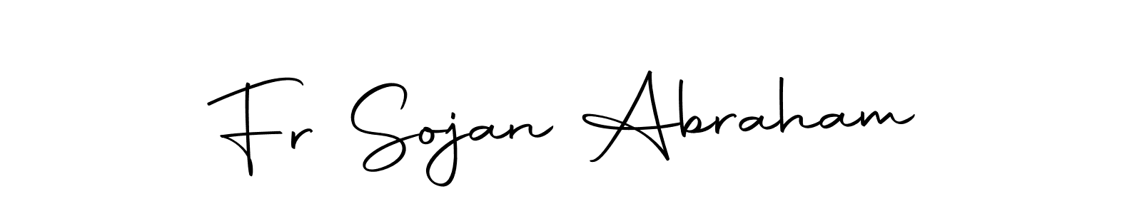 Design your own signature with our free online signature maker. With this signature software, you can create a handwritten (Autography-DOLnW) signature for name Fr Sojan Abraham. Fr Sojan Abraham signature style 10 images and pictures png
