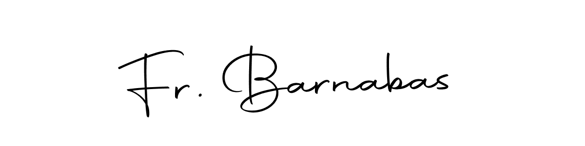 How to make Fr. Barnabas signature? Autography-DOLnW is a professional autograph style. Create handwritten signature for Fr. Barnabas name. Fr. Barnabas signature style 10 images and pictures png