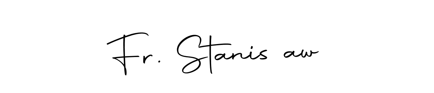 if you are searching for the best signature style for your name Fr. Stanisław. so please give up your signature search. here we have designed multiple signature styles  using Autography-DOLnW. Fr. Stanisław signature style 10 images and pictures png