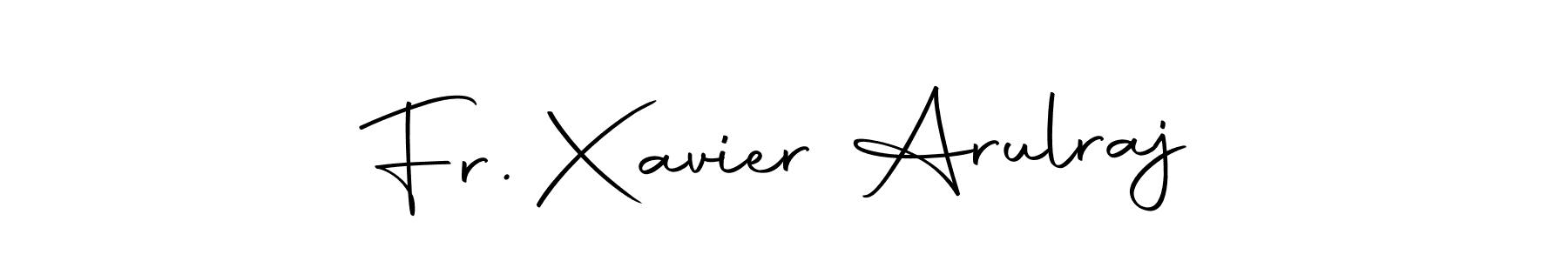 See photos of Fr. Xavier Arulraj official signature by Spectra . Check more albums & portfolios. Read reviews & check more about Autography-DOLnW font. Fr. Xavier Arulraj signature style 10 images and pictures png