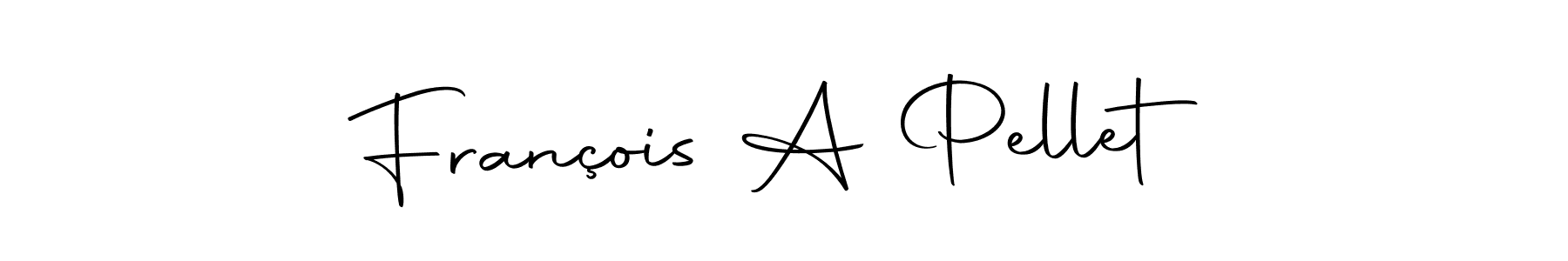 Make a beautiful signature design for name François A Pellet. With this signature (Autography-DOLnW) style, you can create a handwritten signature for free. François A Pellet signature style 10 images and pictures png