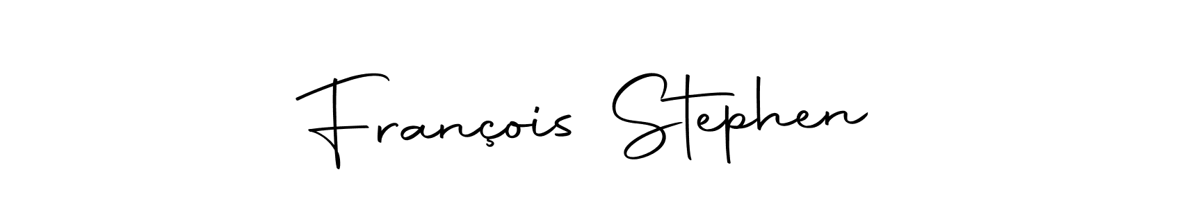 This is the best signature style for the François Stephen name. Also you like these signature font (Autography-DOLnW). Mix name signature. François Stephen signature style 10 images and pictures png