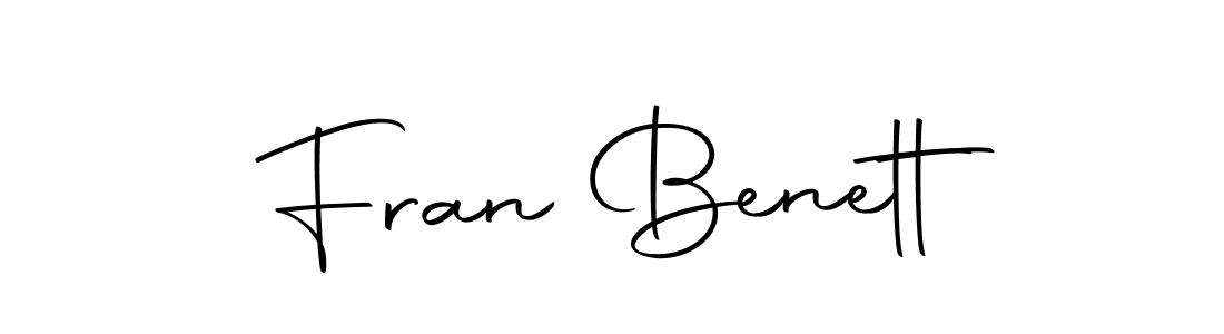 Use a signature maker to create a handwritten signature online. With this signature software, you can design (Autography-DOLnW) your own signature for name Fran Benett. Fran Benett signature style 10 images and pictures png