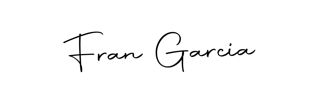 Create a beautiful signature design for name Fran Garcia. With this signature (Autography-DOLnW) fonts, you can make a handwritten signature for free. Fran Garcia signature style 10 images and pictures png