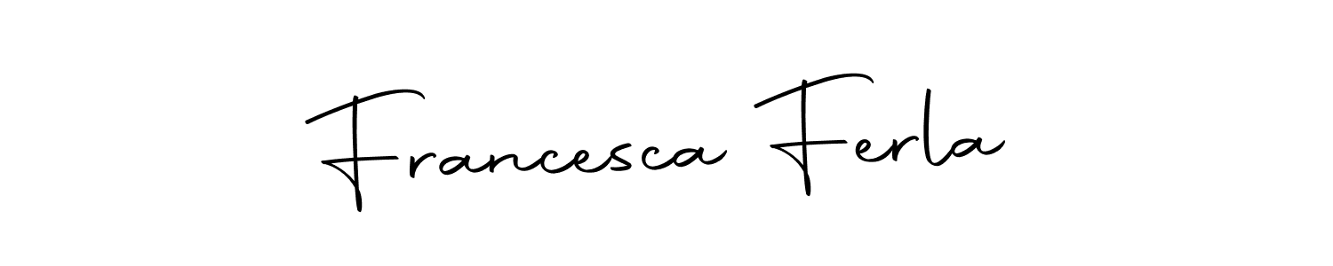 if you are searching for the best signature style for your name Francesca Ferla. so please give up your signature search. here we have designed multiple signature styles  using Autography-DOLnW. Francesca Ferla signature style 10 images and pictures png