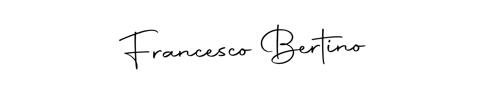 Francesco Bertino stylish signature style. Best Handwritten Sign (Autography-DOLnW) for my name. Handwritten Signature Collection Ideas for my name Francesco Bertino. Francesco Bertino signature style 10 images and pictures png