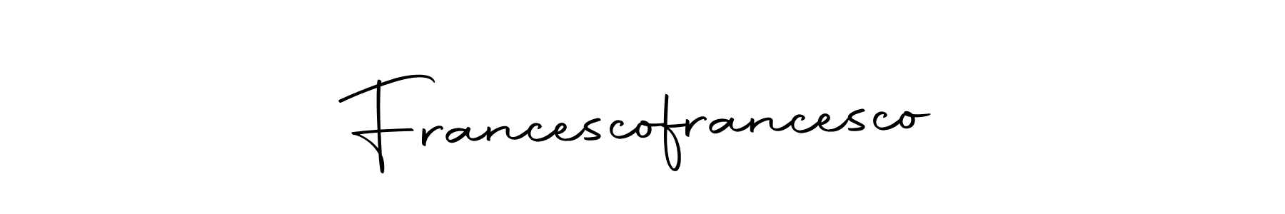 It looks lik you need a new signature style for name Francescofrancesco. Design unique handwritten (Autography-DOLnW) signature with our free signature maker in just a few clicks. Francescofrancesco signature style 10 images and pictures png
