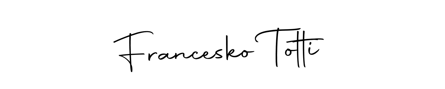 You should practise on your own different ways (Autography-DOLnW) to write your name (Francesko Totti) in signature. don't let someone else do it for you. Francesko Totti signature style 10 images and pictures png