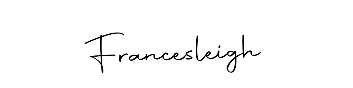 Make a beautiful signature design for name Francesleigh. Use this online signature maker to create a handwritten signature for free. Francesleigh signature style 10 images and pictures png