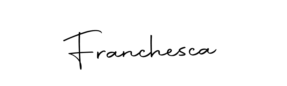 It looks lik you need a new signature style for name Franchesca. Design unique handwritten (Autography-DOLnW) signature with our free signature maker in just a few clicks. Franchesca signature style 10 images and pictures png