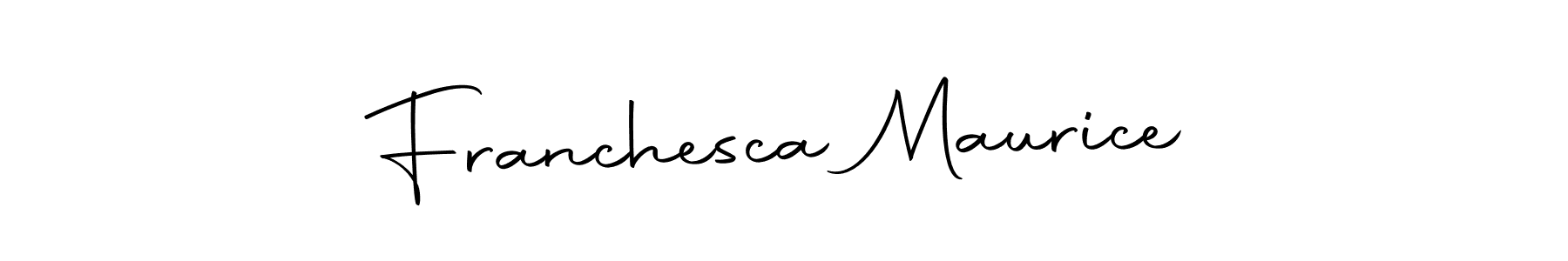 Also we have Franchesca Maurice name is the best signature style. Create professional handwritten signature collection using Autography-DOLnW autograph style. Franchesca Maurice signature style 10 images and pictures png