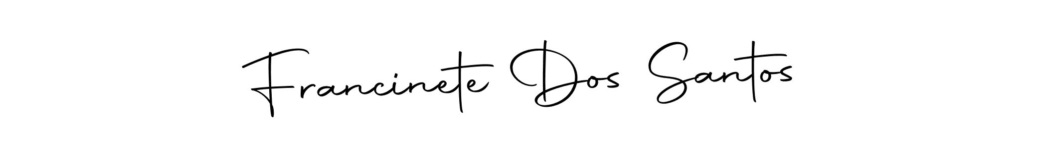 This is the best signature style for the Francinete Dos Santos name. Also you like these signature font (Autography-DOLnW). Mix name signature. Francinete Dos Santos signature style 10 images and pictures png