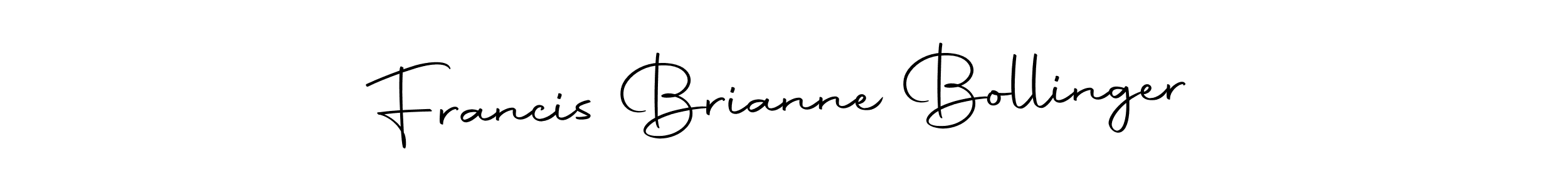 How to make Francis Brianne Bollinger signature? Autography-DOLnW is a professional autograph style. Create handwritten signature for Francis Brianne Bollinger name. Francis Brianne Bollinger signature style 10 images and pictures png
