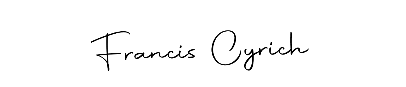 Once you've used our free online signature maker to create your best signature Autography-DOLnW style, it's time to enjoy all of the benefits that Francis Cyrich name signing documents. Francis Cyrich signature style 10 images and pictures png