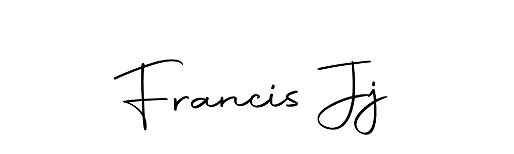 The best way (Autography-DOLnW) to make a short signature is to pick only two or three words in your name. The name Francis Jj include a total of six letters. For converting this name. Francis Jj signature style 10 images and pictures png
