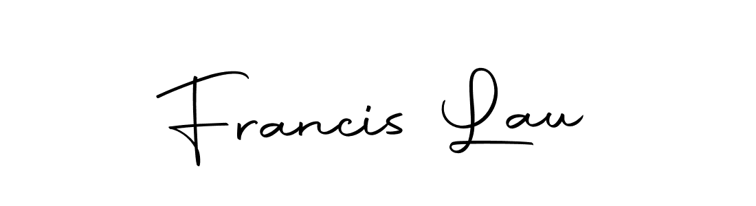How to make Francis Lau name signature. Use Autography-DOLnW style for creating short signs online. This is the latest handwritten sign. Francis Lau signature style 10 images and pictures png