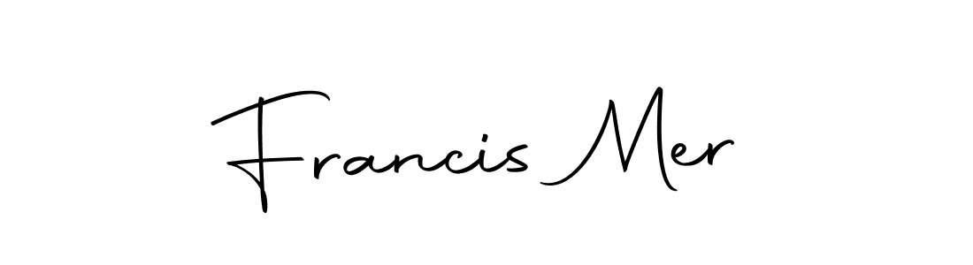 Francis Mer stylish signature style. Best Handwritten Sign (Autography-DOLnW) for my name. Handwritten Signature Collection Ideas for my name Francis Mer. Francis Mer signature style 10 images and pictures png
