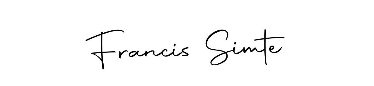 Check out images of Autograph of Francis Simte name. Actor Francis Simte Signature Style. Autography-DOLnW is a professional sign style online. Francis Simte signature style 10 images and pictures png