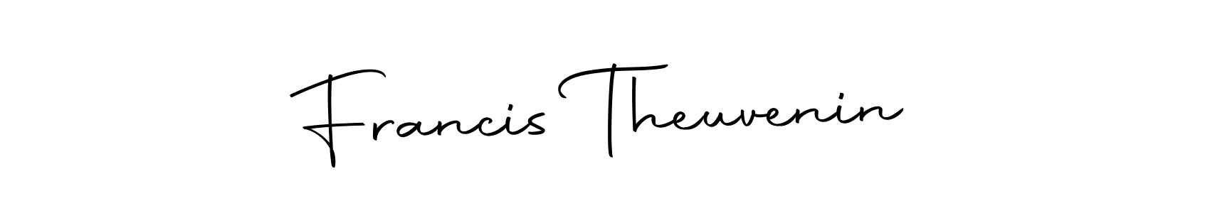if you are searching for the best signature style for your name Francis Theuvenin. so please give up your signature search. here we have designed multiple signature styles  using Autography-DOLnW. Francis Theuvenin signature style 10 images and pictures png
