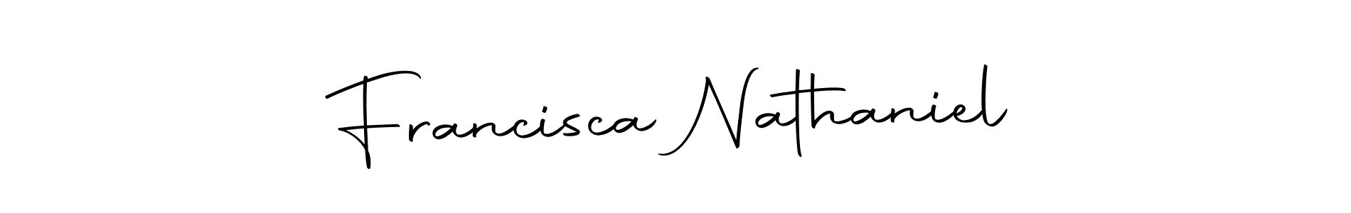 Also we have Francisca Nathaniel name is the best signature style. Create professional handwritten signature collection using Autography-DOLnW autograph style. Francisca Nathaniel signature style 10 images and pictures png