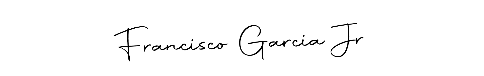 Francisco Garcia Jr stylish signature style. Best Handwritten Sign (Autography-DOLnW) for my name. Handwritten Signature Collection Ideas for my name Francisco Garcia Jr. Francisco Garcia Jr signature style 10 images and pictures png