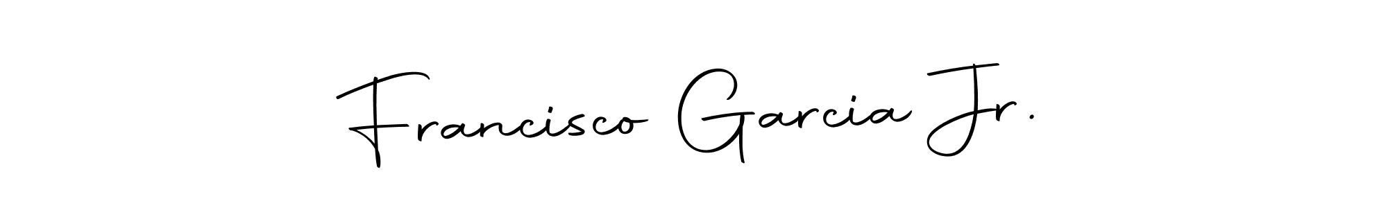 Use a signature maker to create a handwritten signature online. With this signature software, you can design (Autography-DOLnW) your own signature for name Francisco Garcia Jr.. Francisco Garcia Jr. signature style 10 images and pictures png