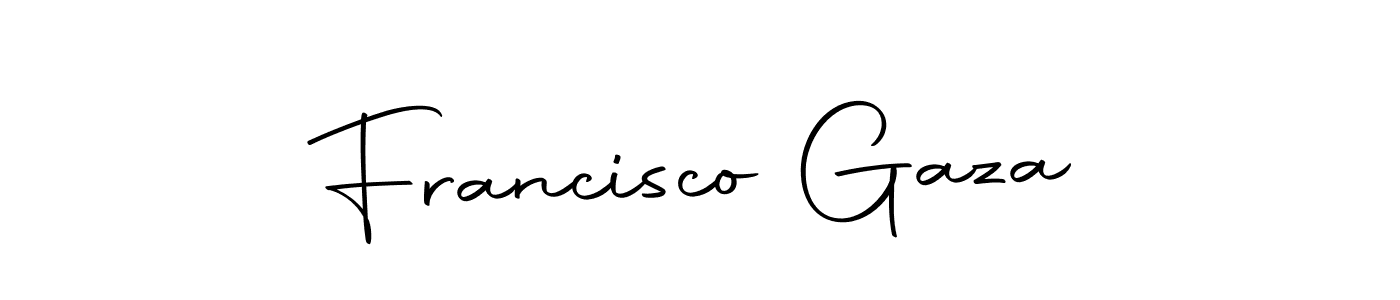 Design your own signature with our free online signature maker. With this signature software, you can create a handwritten (Autography-DOLnW) signature for name Francisco Gaza. Francisco Gaza signature style 10 images and pictures png