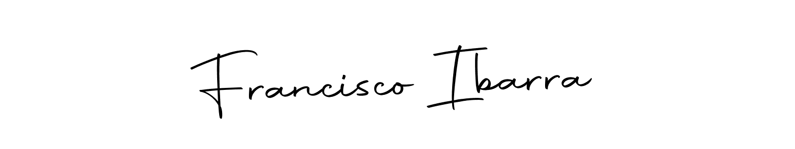 Use a signature maker to create a handwritten signature online. With this signature software, you can design (Autography-DOLnW) your own signature for name Francisco Ibarra. Francisco Ibarra signature style 10 images and pictures png