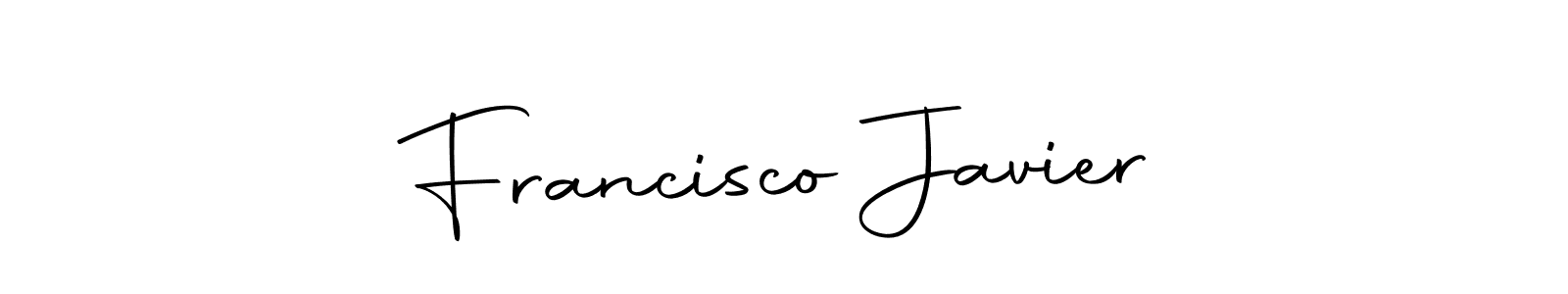 How to make Francisco Javier signature? Autography-DOLnW is a professional autograph style. Create handwritten signature for Francisco Javier name. Francisco Javier signature style 10 images and pictures png