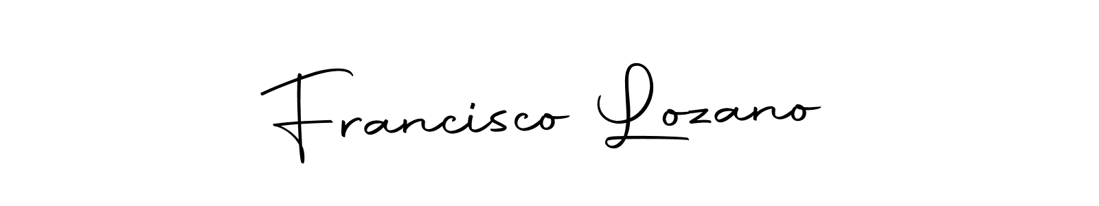 Similarly Autography-DOLnW is the best handwritten signature design. Signature creator online .You can use it as an online autograph creator for name Francisco Lozano. Francisco Lozano signature style 10 images and pictures png