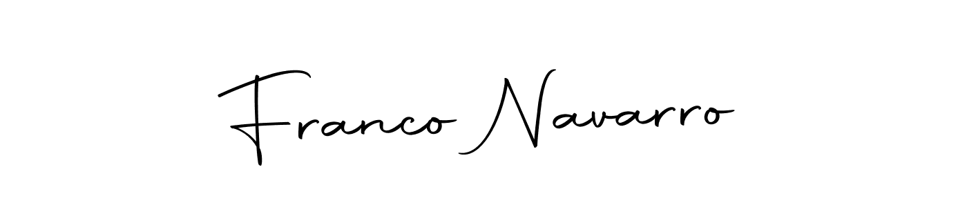 You should practise on your own different ways (Autography-DOLnW) to write your name (Franco Navarro) in signature. don't let someone else do it for you. Franco Navarro signature style 10 images and pictures png