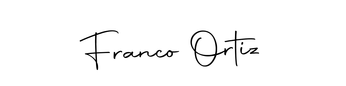 Similarly Autography-DOLnW is the best handwritten signature design. Signature creator online .You can use it as an online autograph creator for name Franco Ortiz. Franco Ortiz signature style 10 images and pictures png