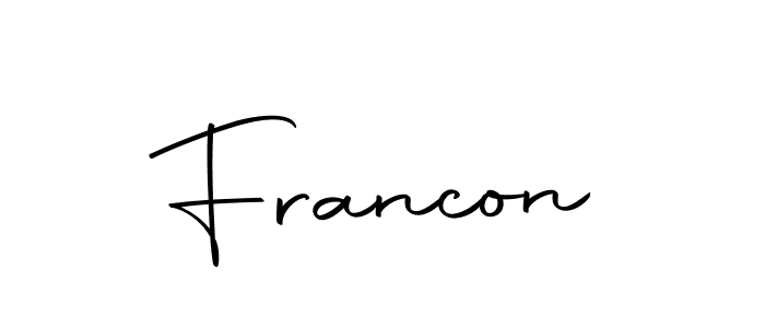 Check out images of Autograph of Francon name. Actor Francon Signature Style. Autography-DOLnW is a professional sign style online. Francon signature style 10 images and pictures png