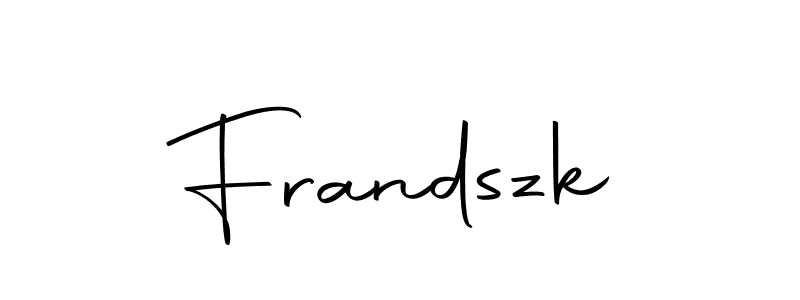 How to make Frandszk signature? Autography-DOLnW is a professional autograph style. Create handwritten signature for Frandszk name. Frandszk signature style 10 images and pictures png