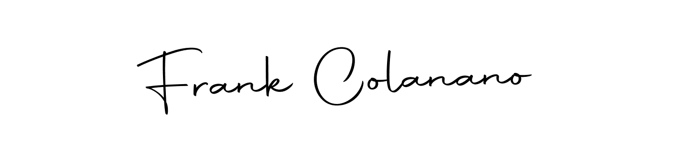 Make a beautiful signature design for name Frank Colanano. With this signature (Autography-DOLnW) style, you can create a handwritten signature for free. Frank Colanano signature style 10 images and pictures png